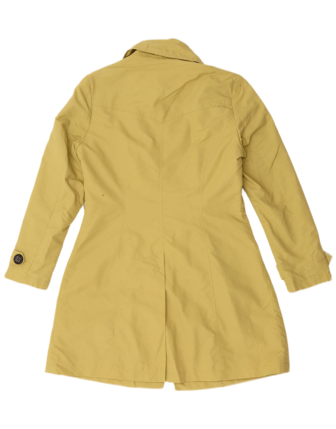 Marks & Spencer Womens Trench Coat UK 12 Medium Green Polyamide