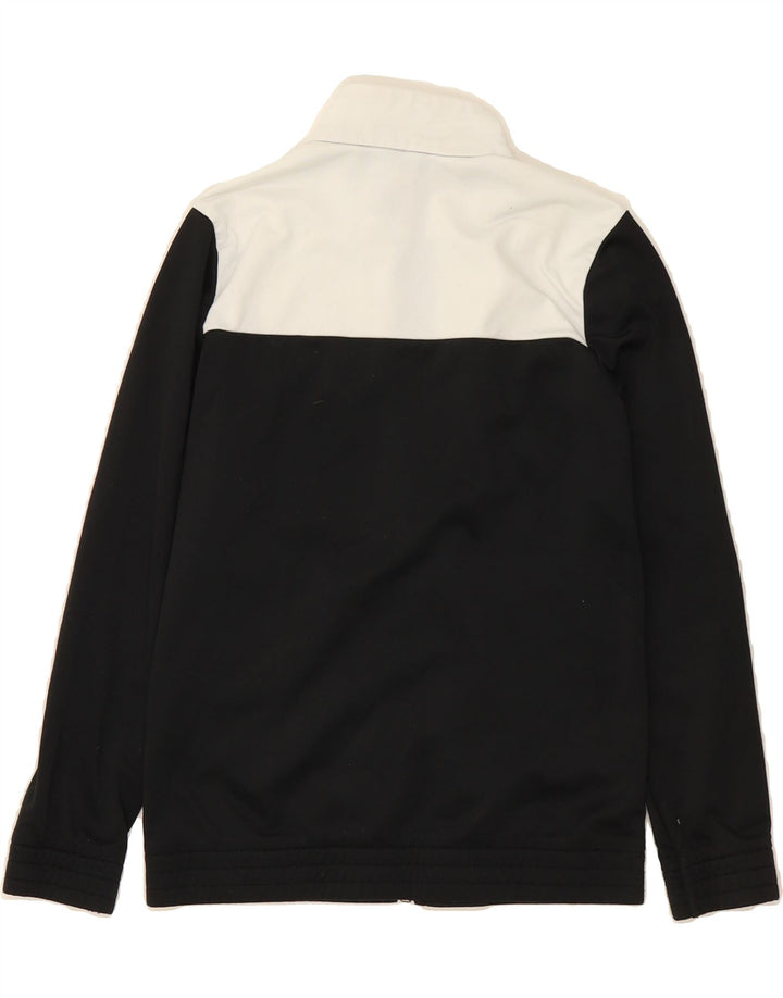 ADIDAS Boys Tracksuit Top Jacket 9-10 Years Black Colourblock Polyester Vintage Adidas and Second-Hand Adidas from Messina Hembry 