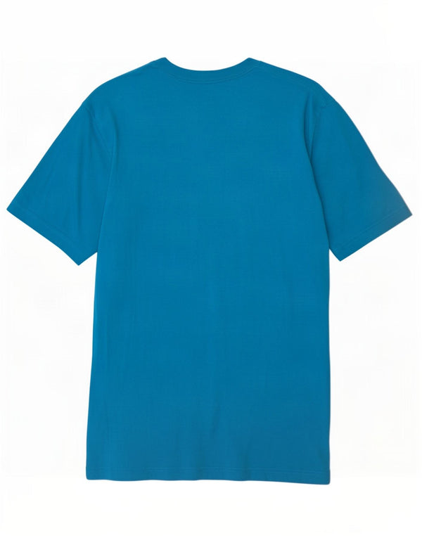 Nike T-shirt graphique coupe classique pour homme, petit, bleu, coton