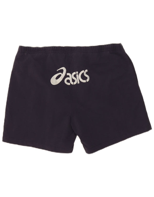 Asics Mens Graphic Sport Shorts 2XL Navy Blue