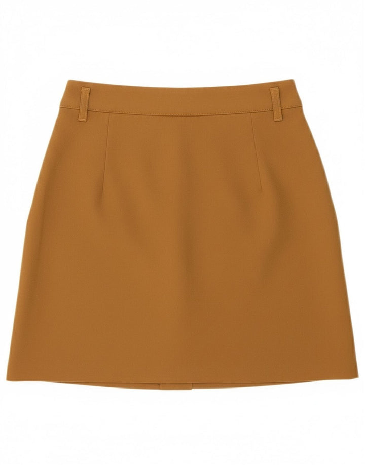 Zara Dame Mini-nederdel Small W26 Beige