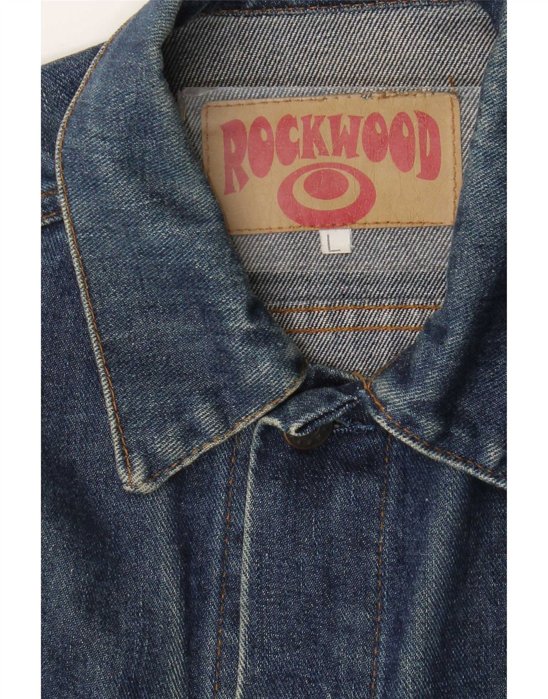 Vintage denimjakke til mænd UK 40 Large Navy Blue