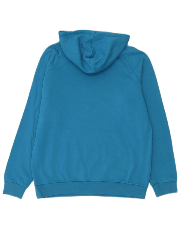 Felpa con cappuccio grafica da ragazzo Adidas 15-16 anni blu