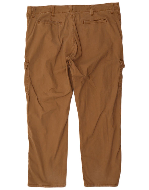 Wrangler Mens Straight Cargo nadrág W44 L32 barna pamut