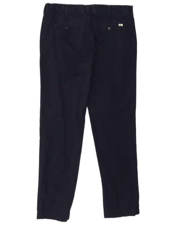 Lacoste Pantalon Chino Slim Homme Taille 44 Large W34 L31 Coton Bleu Marine