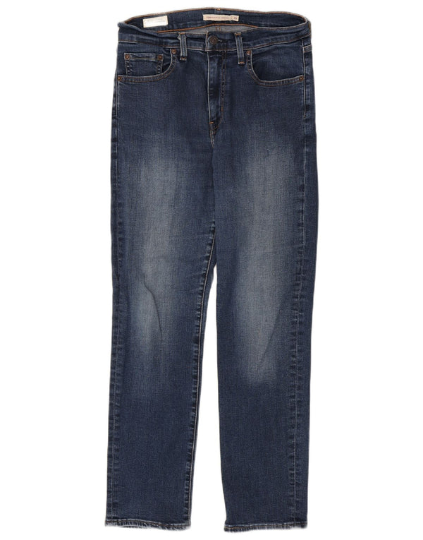Jeans dritti a vita alta Levi's 724 da donna W29 L28 in cotone blu