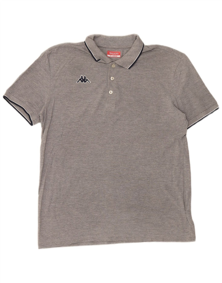 Polo Kappa Uomo XL Grigia