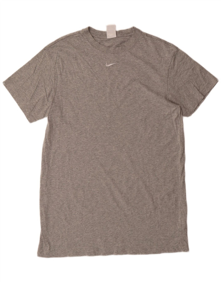 NIKE Mens T-Shirt Top Small Grey Cotton
