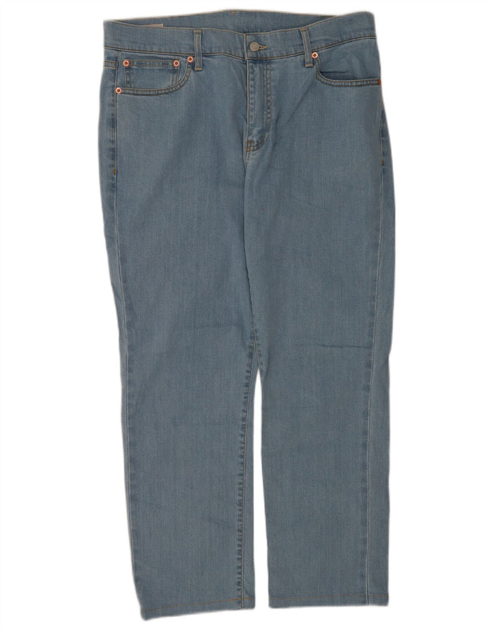 Levi's Womens 511 Slim Jeans W34 L27 Blue Cotton