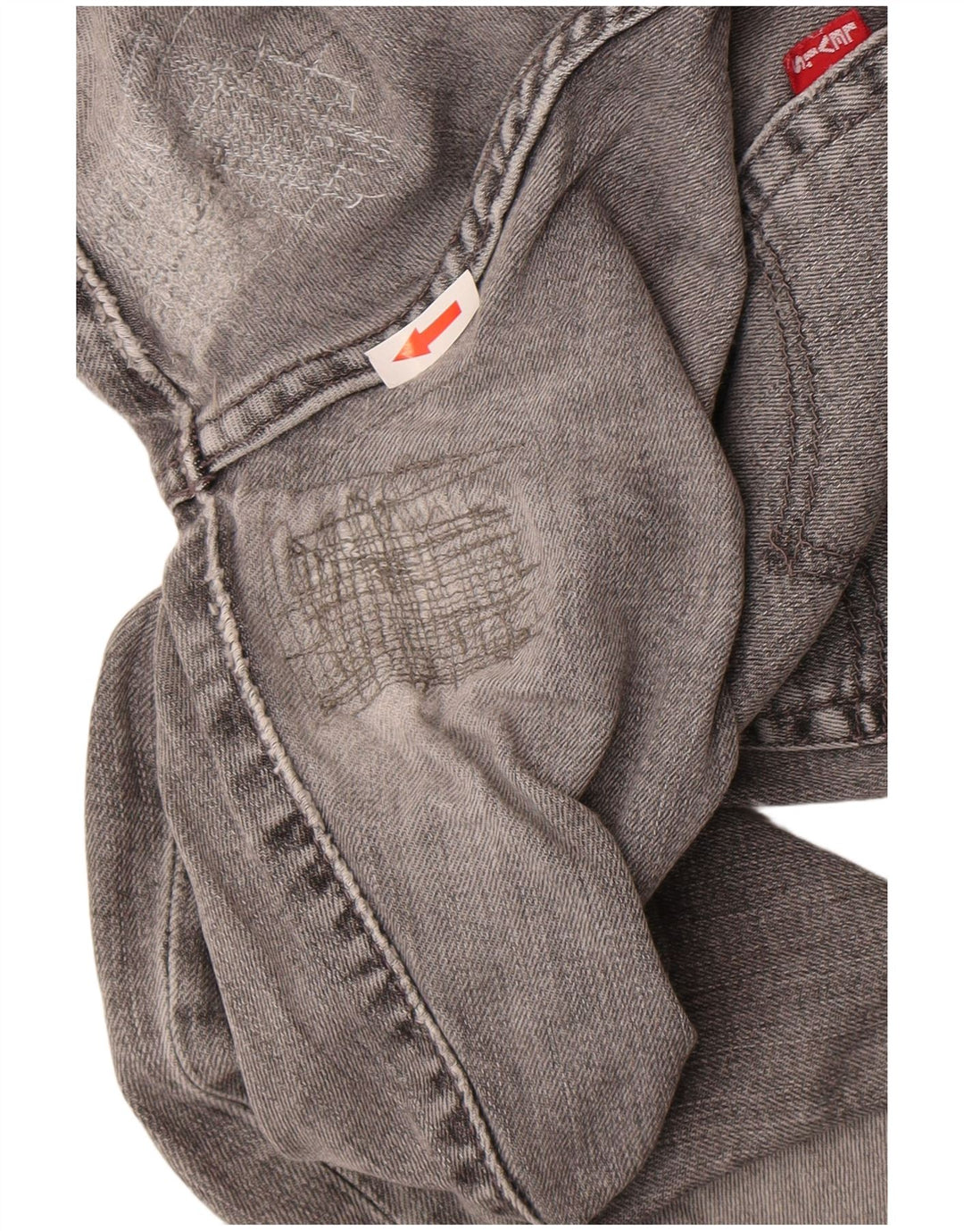 Levi's Mens Slim Jeans W32 L32 Grey Cotton