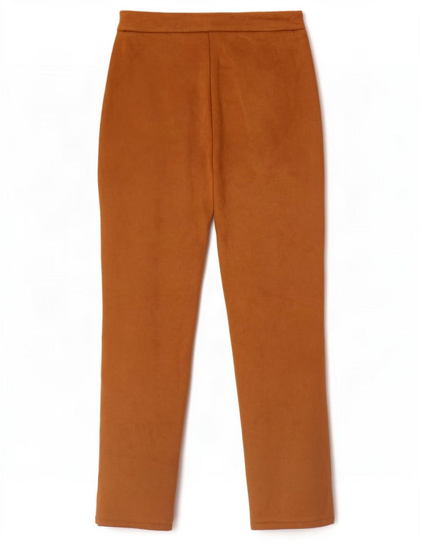 Zara Womens Skinny Casual Trousers Large W32 L29 Brown