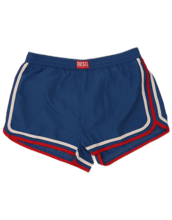 Diesel Boys Sport Shorts 15-16 Years  Blue Striped Polyester