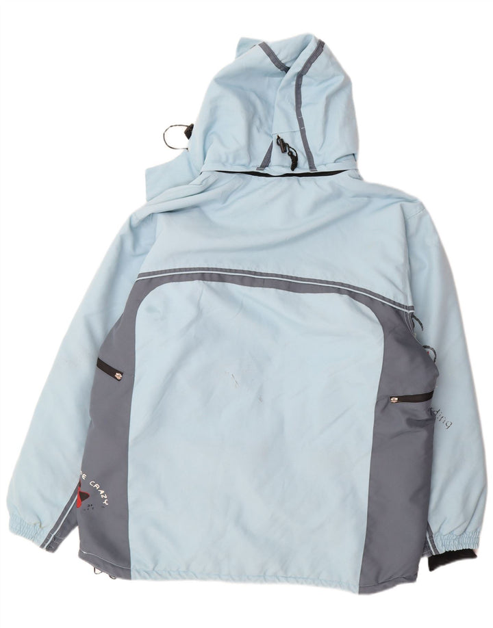 Brugi Chaqueta de esquí con capucha para hombre IT 50 Large Azul Colorblock Poliéster