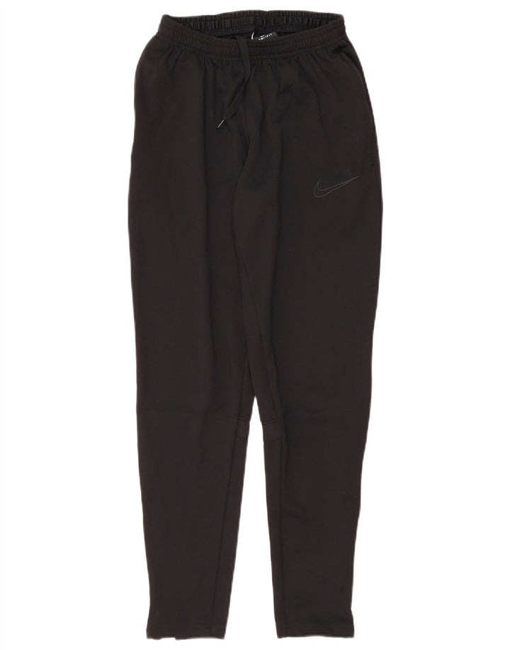 Nike Mens Dri Fit Tracksuit Trousers Small Black Polyester