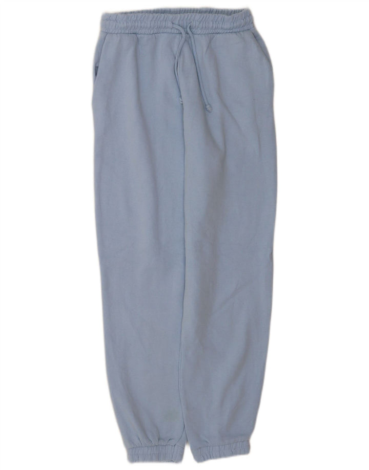 Zara Womens Tracksuit Trousers Joggers UK 12 Medium  Blue Polyester