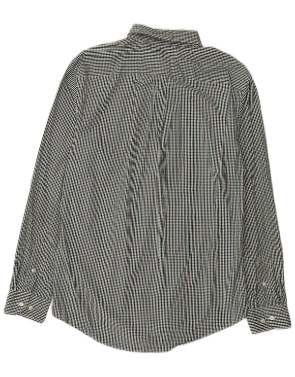 Tommy Hilfiger Chemise sur mesure pour homme en coton vichy vert grand