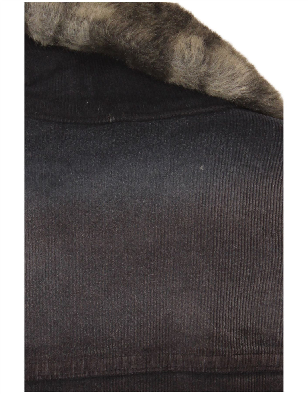 Liu Jo Womens Corduroy Jacket UK 14 Medium Grey Cotton