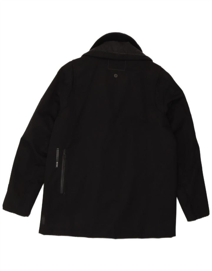 G-Star Mens Windbreaker Jacket UK 40 Large Black Polyamide