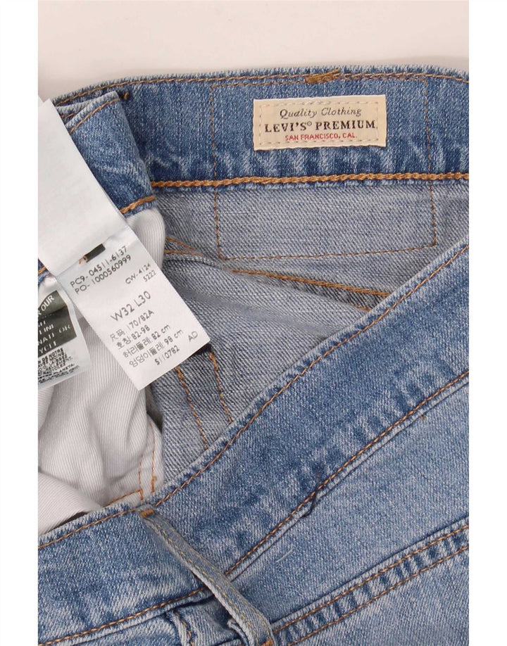 Мужские джинсы Levi's 511 Slim W32 L30 синие, хлопок