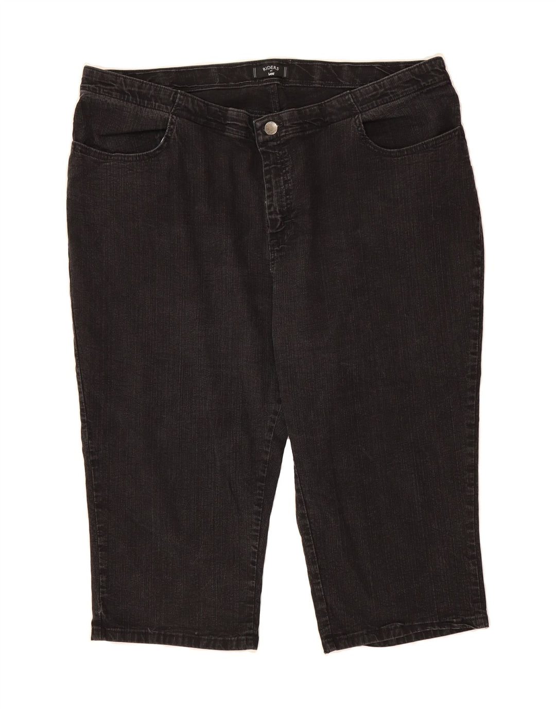 LEE Womens Riders Denim Shorts W42 3XL Black Vintage Lee and Second-Hand Lee from Messina Hembry 