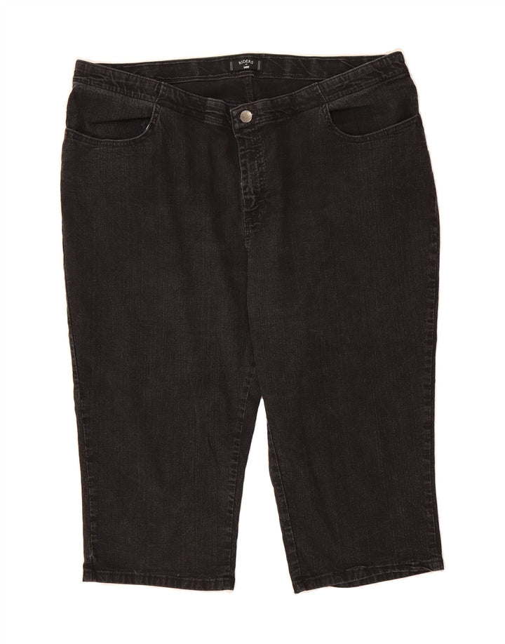LEE Womens Riders Denim Shorts W42 3XL Black Vintage Lee and Second-Hand Lee from Messina Hembry 