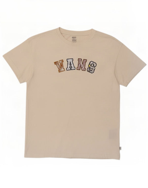 Tricou grafic Vans pentru bărbați Top mic, alb, bumbac