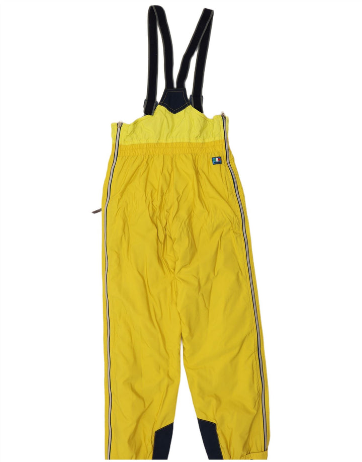 Colmar Mens Dungarees Ski Trousers IT 48 Medium Yellow Colourblock