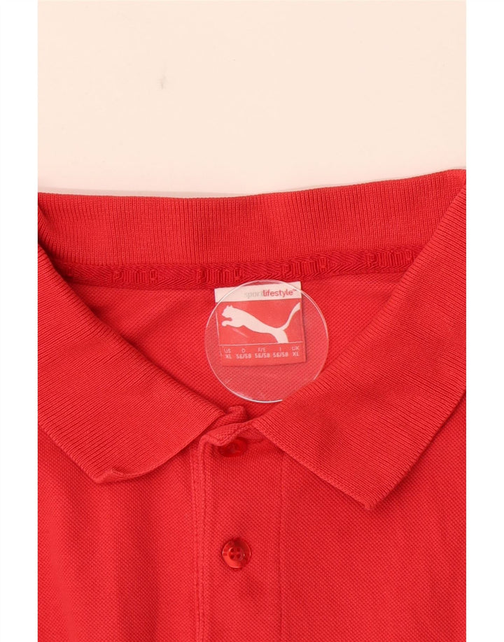 Puma Mens Polo Shirt XL Pink