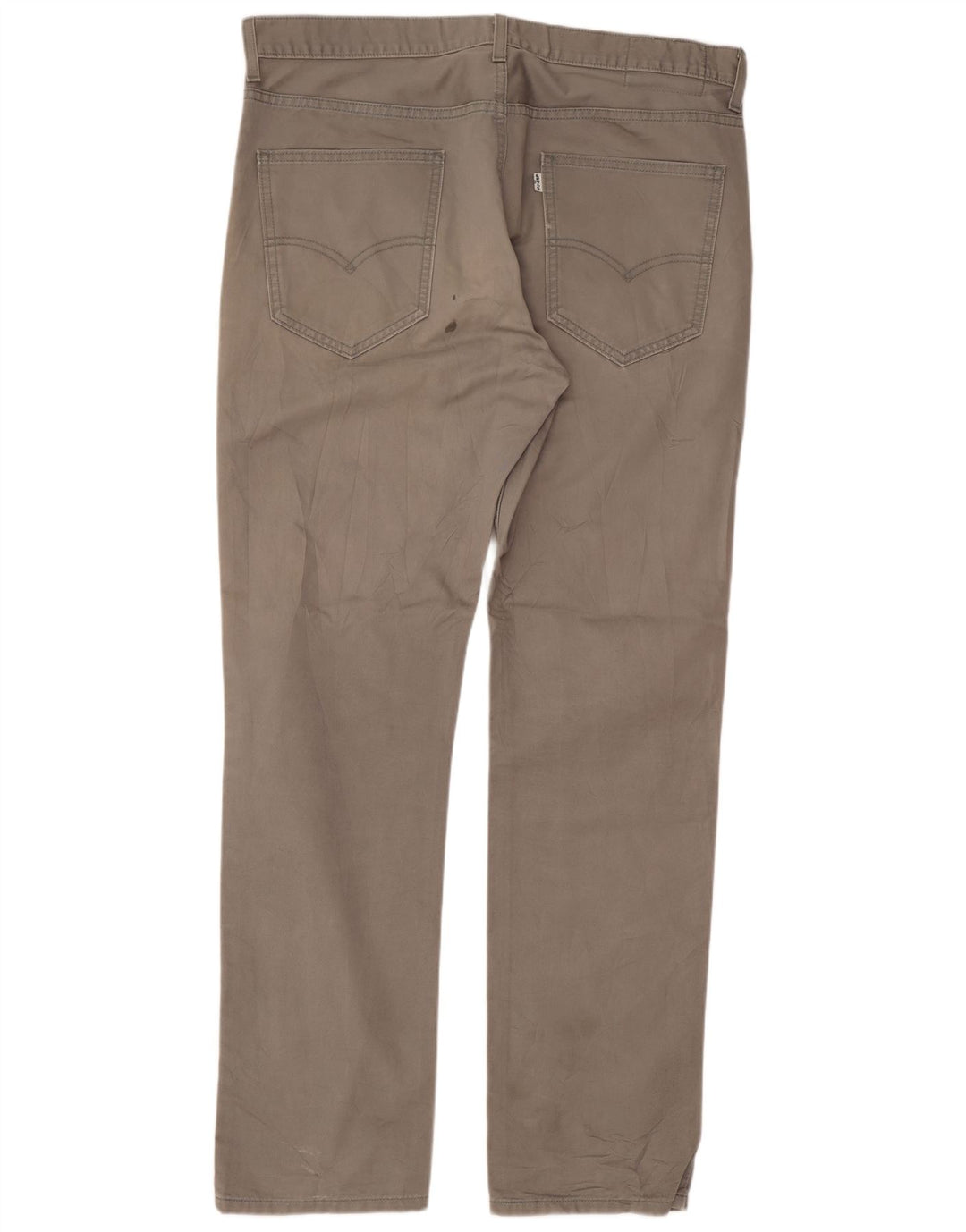 Pantaloni chino regolari da uomo Levi's W36 L32 in cotone grigio