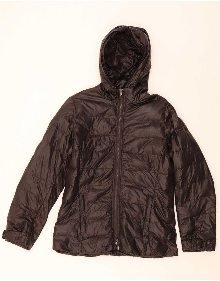 ELLESSE Womens Hooded Padded Jacket UK 18 XL Black