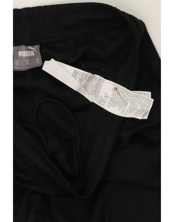 Puma Mens Tracksuit Trousers Medium Black Colourblock Polyester