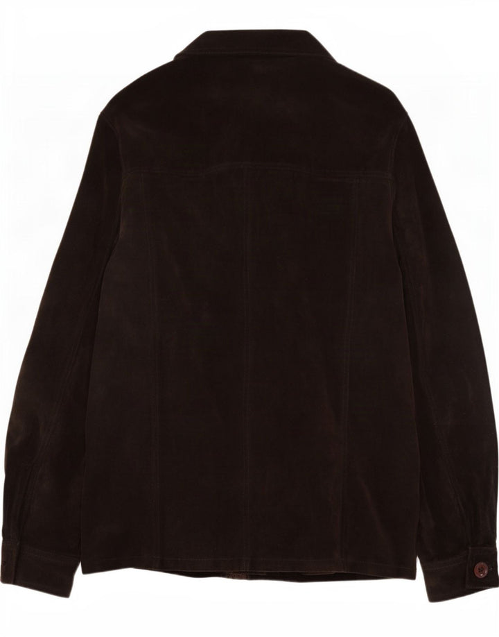 Braschi Mens Suede Jacket UK 40 Large Brown