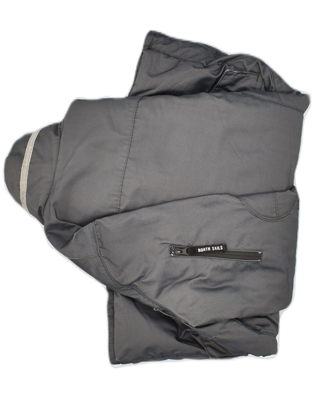 NORTH SAILS Mens Windbreaker Jacket UK 36 Small Grey Nylon Vintage North Sails and Second-Hand North Sails from Messina Hembry 