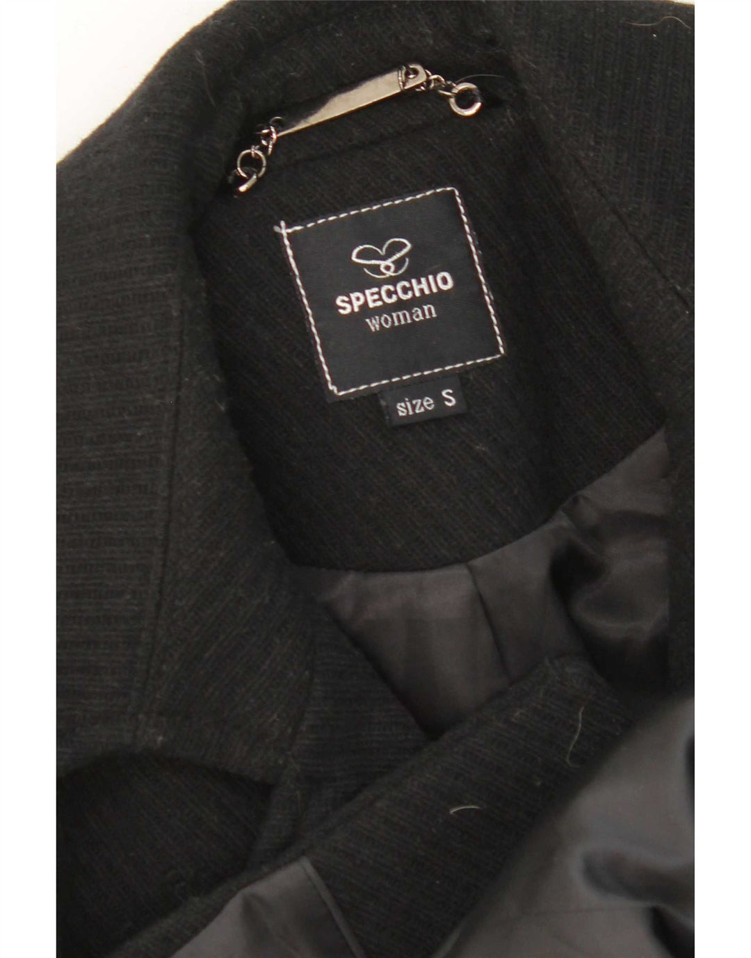 Sobretudo feminino Specchio UK 10 pequeno preto
