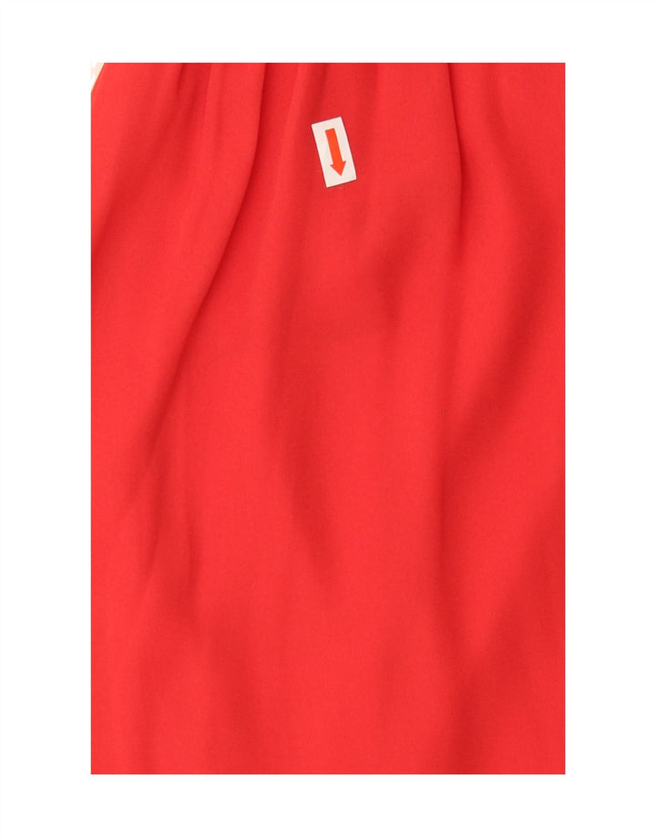 URBAN OUTFITTERS Womens Front Tie Playsuit UK 14 Medium Red Vintage Urban Outfitters and Second-Hand Urban Outfitters from Messina Hembry 