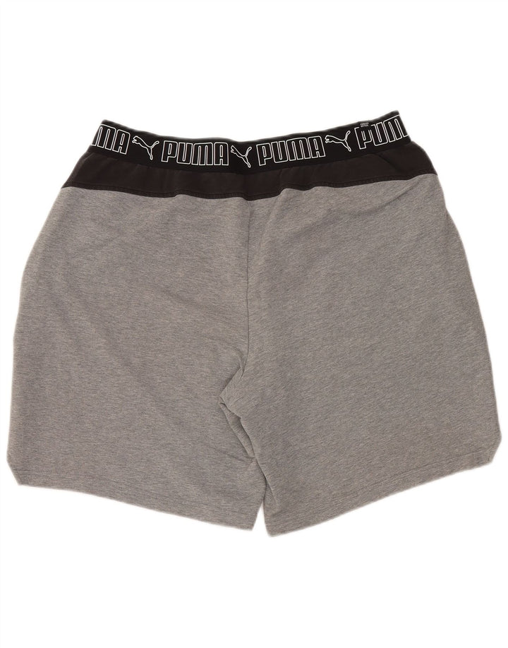 PUMA Mens Graphic Sport Shorts XL  Grey Polyester