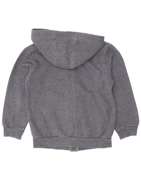 Adidas Pull à capuche zippé graphique pour garçon 2-3 ans Gris Coton