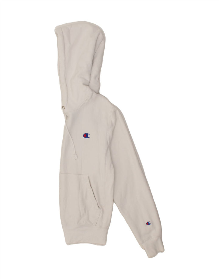CHAMPION Mens Hoodie Jumper XS White Cotton Vintage Champion and Second-Hand Champion from Messina Hembry 