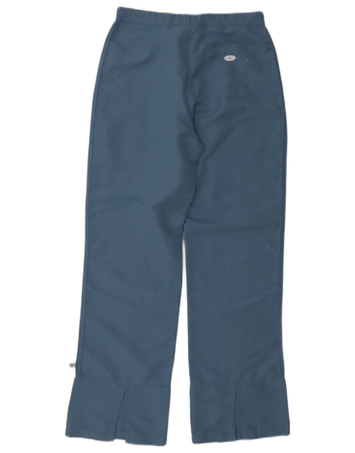ELLESSE Girls Straight Trousers 12-13 Years Blue Polyester