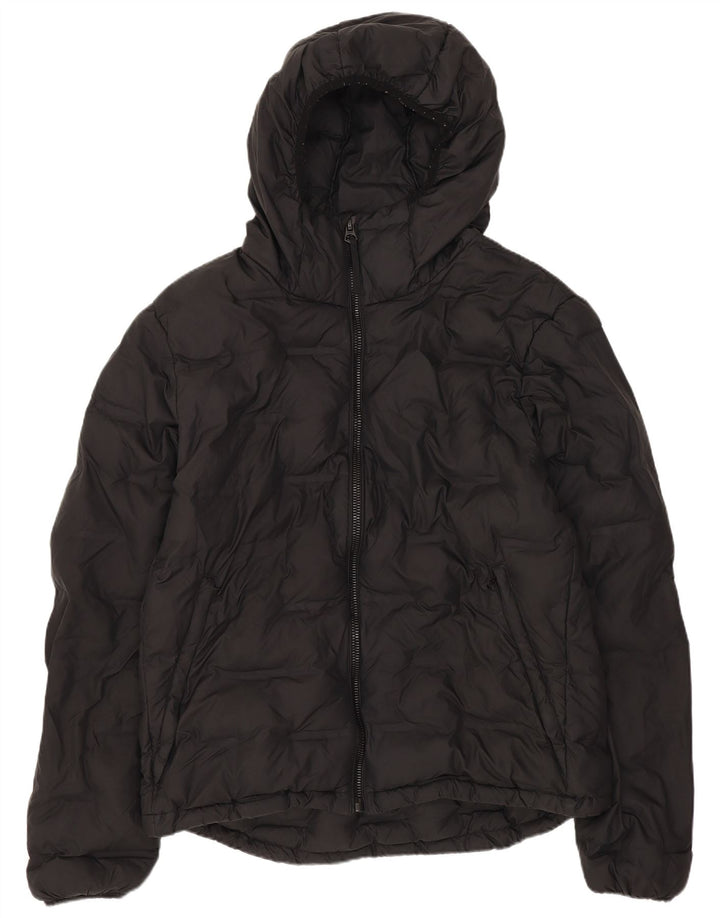 Giacca imbottita con cappuccio da uomo Superdry UK 40 grande poliestere nero