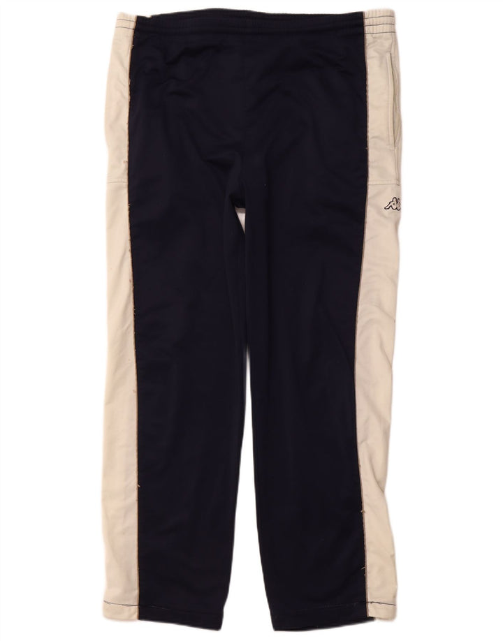 KAPPA Træningsdragt bukser til mænd Large Navy Blue Colourblock Polyester