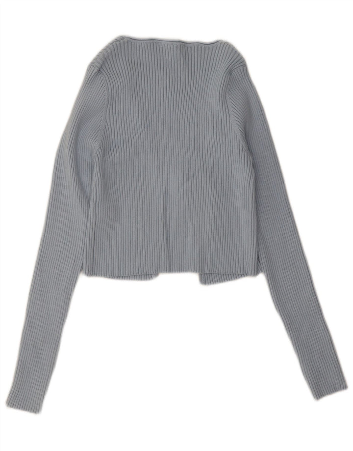 Sweter damski Zara Bolero UK 12, średni niebieski poliester