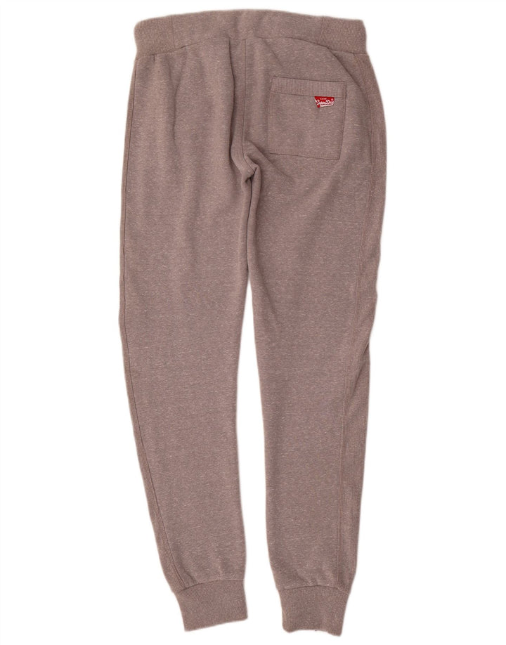 SUPERDRY Hombre Pantalones de chándal con estampado Joggers Small Gris Poliéster