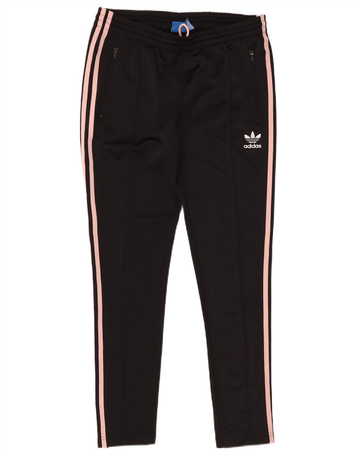 Pantaloni da tuta da donna Adidas UK 12 Medium Nero Poliestere
