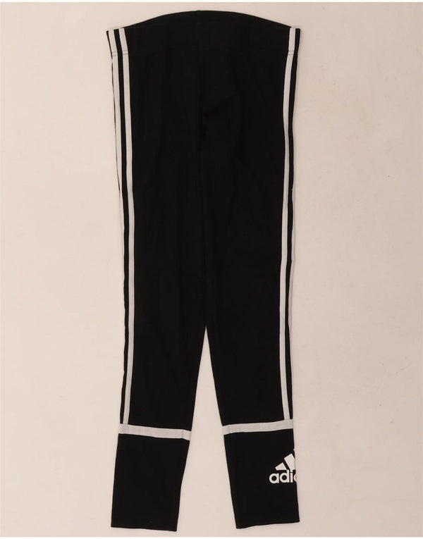 Leggings grafici Adidas da donna UK 12/14 medio nero