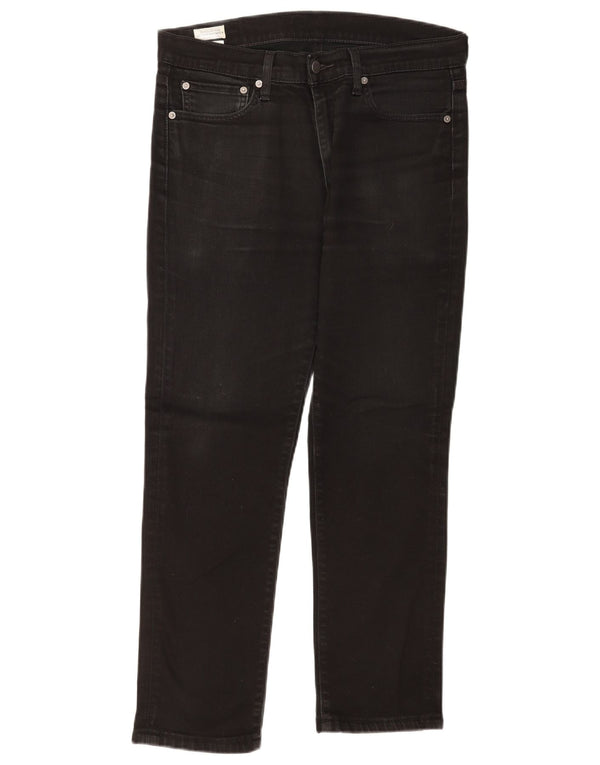 Мужские джинсы Levi's 511 Slim W33 L27, черный хлопок