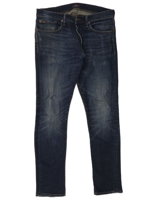 Polo Ralph Lauren Herre Slim Jeans W32 L32 Marineblå Bomuld