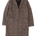 Marks & Spencer Damski płaszcz oversize UK 10 w małą czarną kratkę