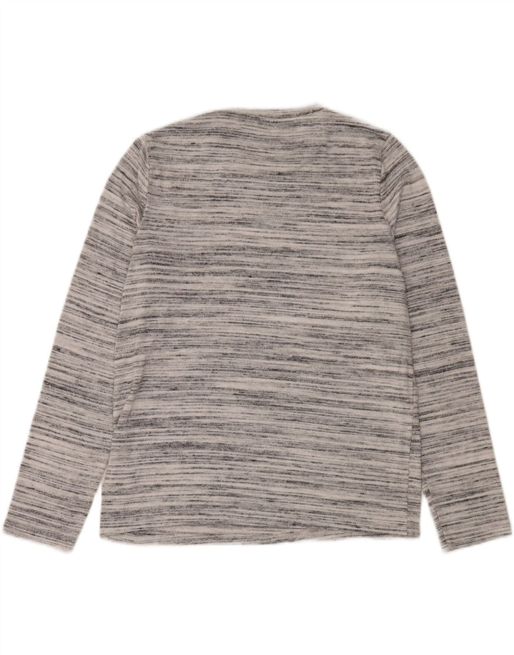 Marks & Spencer Dame sweater med rund hals DK 12 Medium Grey Flecked