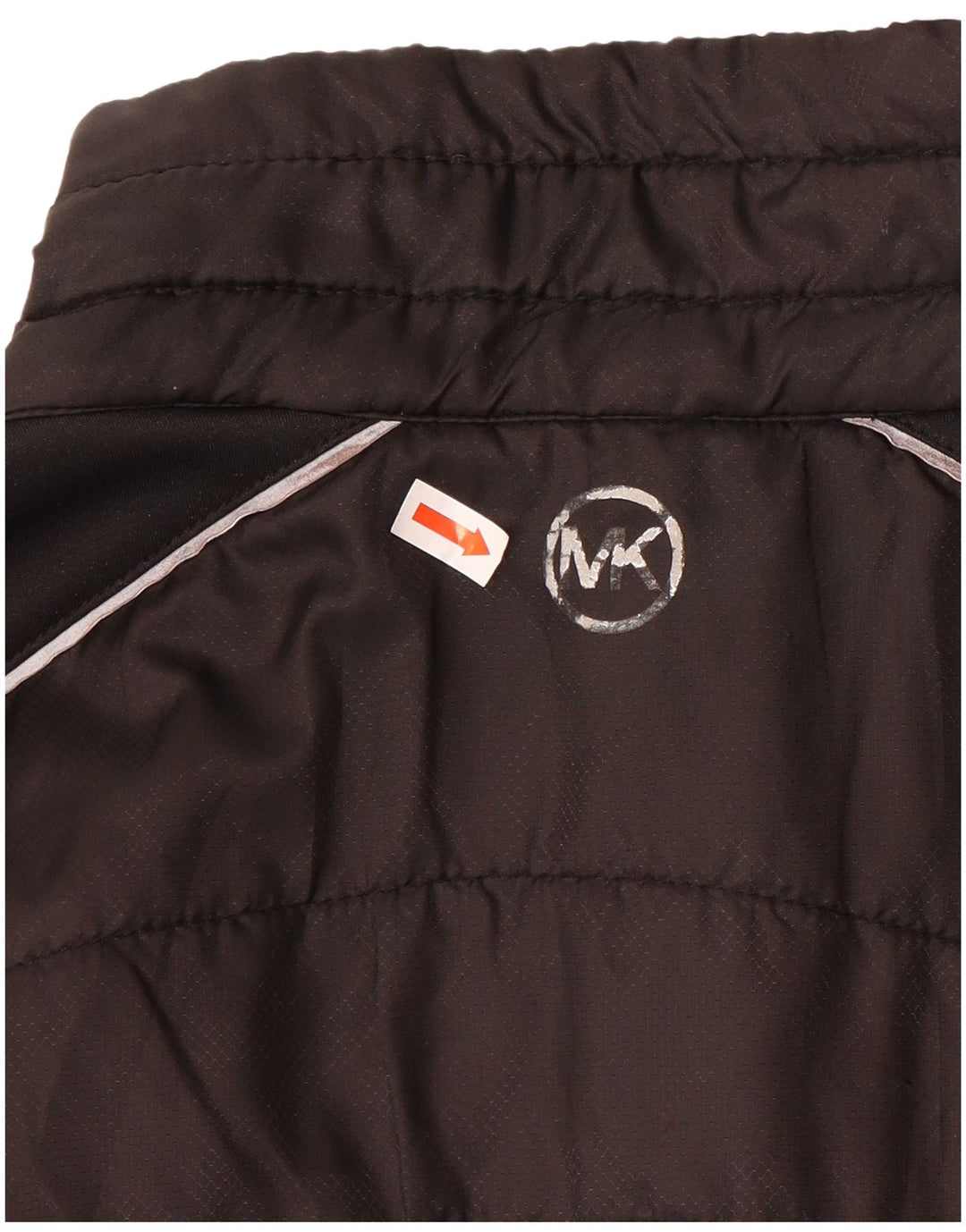 Michael Kors Womens Sleeveless Tracksuit Top Jacket UK 14 Medium Black